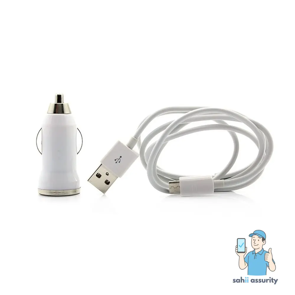 Car Charger with USB Cable